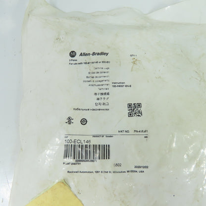Allen-Bradley 100-ECL146 3-Pole Terminal Lugs for 100-E116/146 or 300-EO