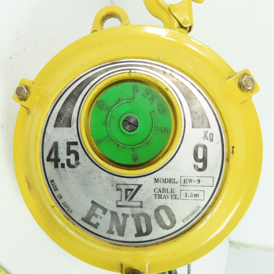 Endo EW-9 4.5-9kg Spring Balancer 1.3m Cable Travel