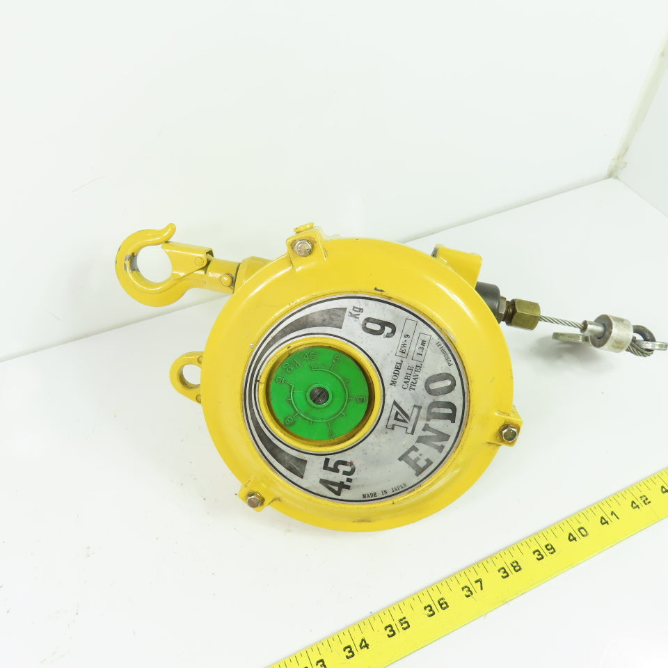Endo EW-9 4.5-9kg Spring Balancer 1.3m Cable Travel