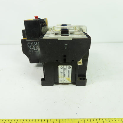 Allen-Bradley 104-A09ND3 9A 3-Pole Reversing Motor Starter 120V Coil 1.5-2.3A