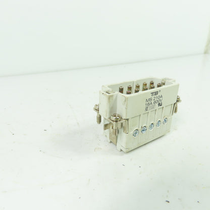 Thomas & Betts MS 210A 10-Pin Male Connector Insert 16A 600V