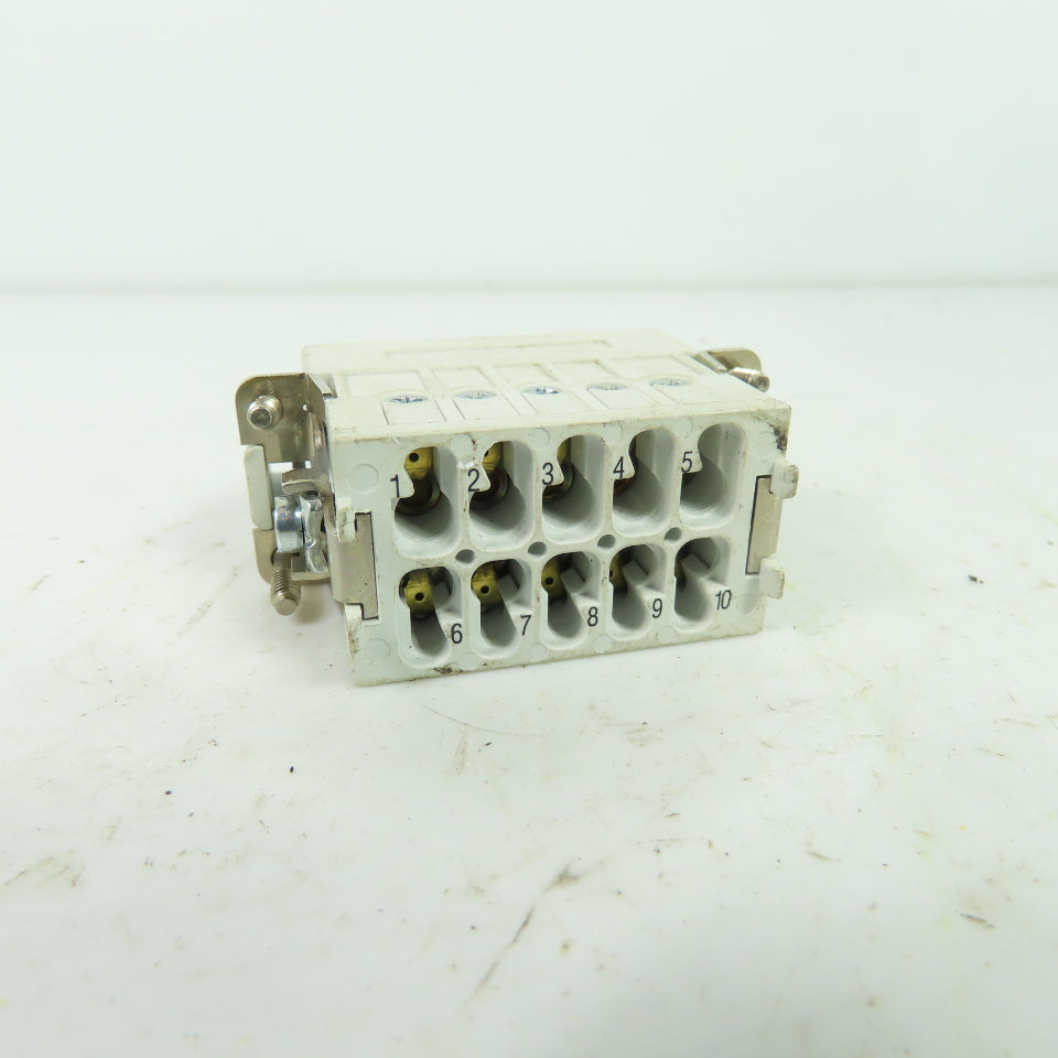Thomas & Betts MS 210A 10-Pin Male Connector Insert 16A 600V