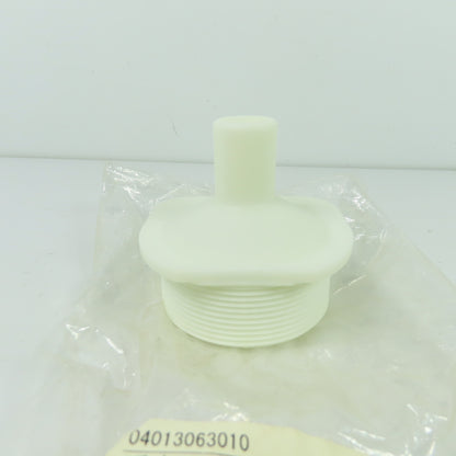 04013063010 POM Natural Plastic Fitting Priming Port NEW