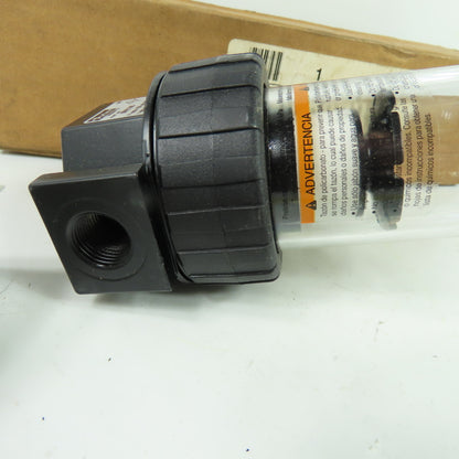 Parker 06F21AC 3/8" NPT Pneumatic Air Line Filter 150 PSI NEW