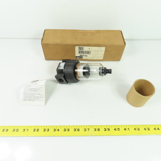 Parker 06F21AC 3/8" NPT Pneumatic Air Line Filter 150 PSI NEW