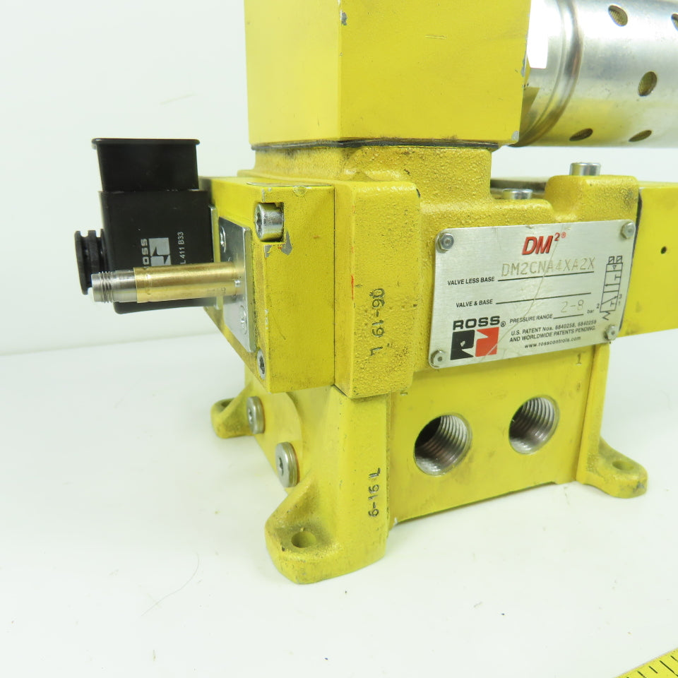 Ross Controls DM2CNA4XA2X Solenoid Reset Valve 2-8 Bar 24VDC W/ Silencer