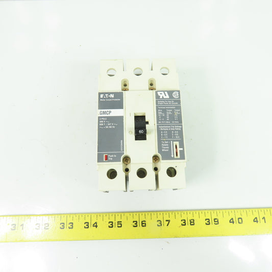 Eaton GMCP 60A 3-Pole Motor Circuit Protector 480V/600V