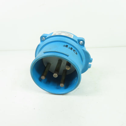 Meltric DSN60 60A 480VAC 3Ph Disconnect Switch Rated Inlet Plug