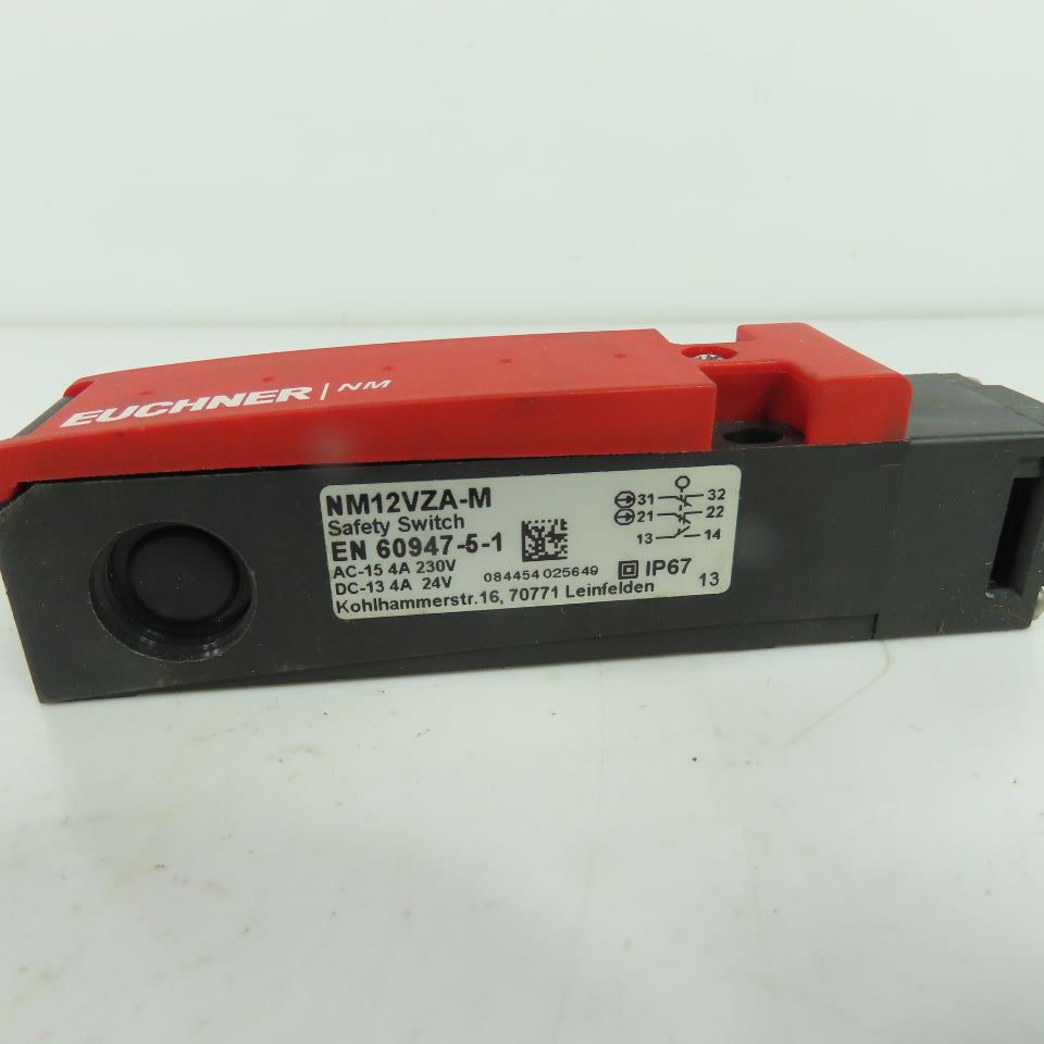 Euchner 084454 NM12VZA-M Safety Switch 230VAC 4A IP67 NEW