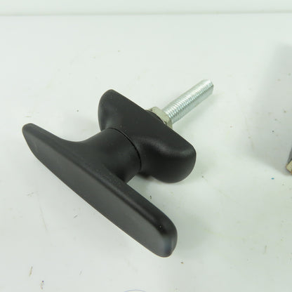 Southco 92-11-532 Cam Latch T-Handle Fixed Grip Latch Black Powder Coated