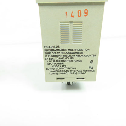 TE Potter & Brumfield CNT-35-26 Multifunction Time Delay Timer Counter 12VDC NEW