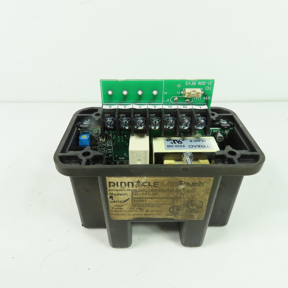 Pinnacle Systems UL-101-2P UltraTouch Double Throw Relay Palm Button 120VAC