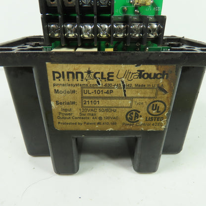 Pinnacle Systems UL-101-4P UltraTouch Palm Safety Switch Pushbutton 120VAC 4A