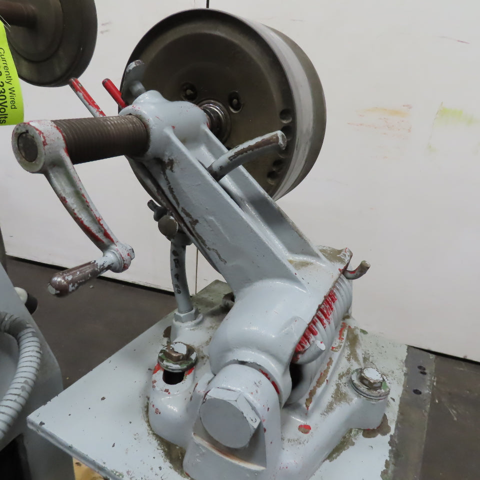 Hammond 2-RL Pedestal Buffer Polisher 3450 RPM 2Hp W/ 2 Back Stand Tensioners