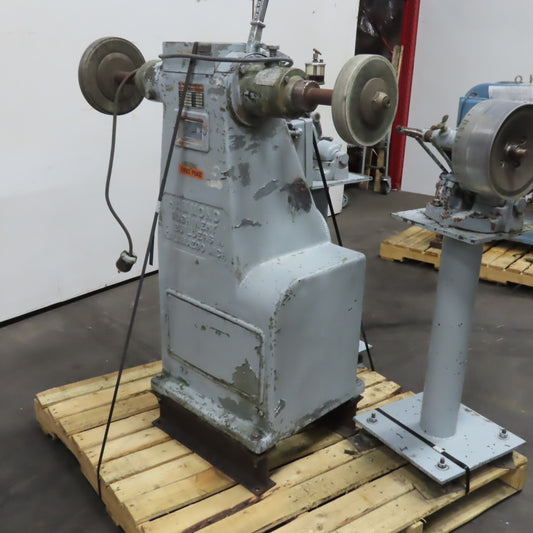 Hammond 2-RL Pedestal Buffer Polisher 3450 RPM 2Hp W/ 2 Back Stand Tensioners