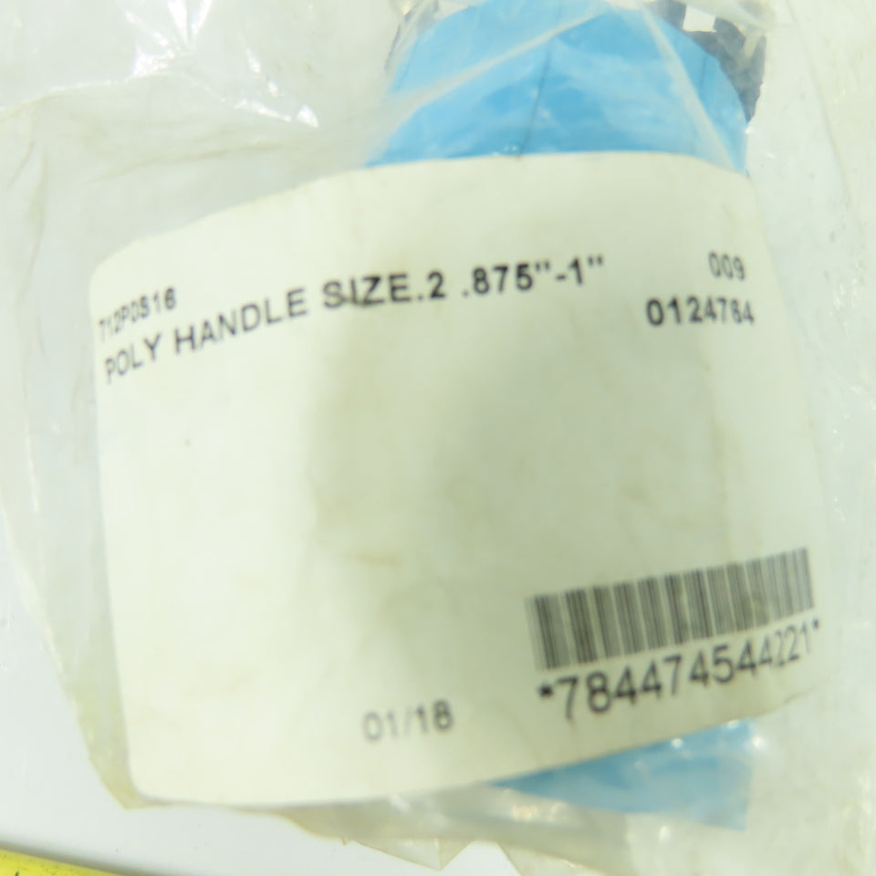 Meltric T12P0S16 Blue Poly Compression Style Handle Size 2 .875"-1" NEW