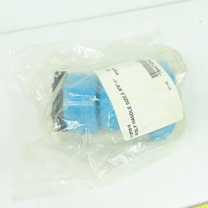 Meltric T12P0S16 Blue Poly Compression Style Handle Size 2 .875"-1" NEW