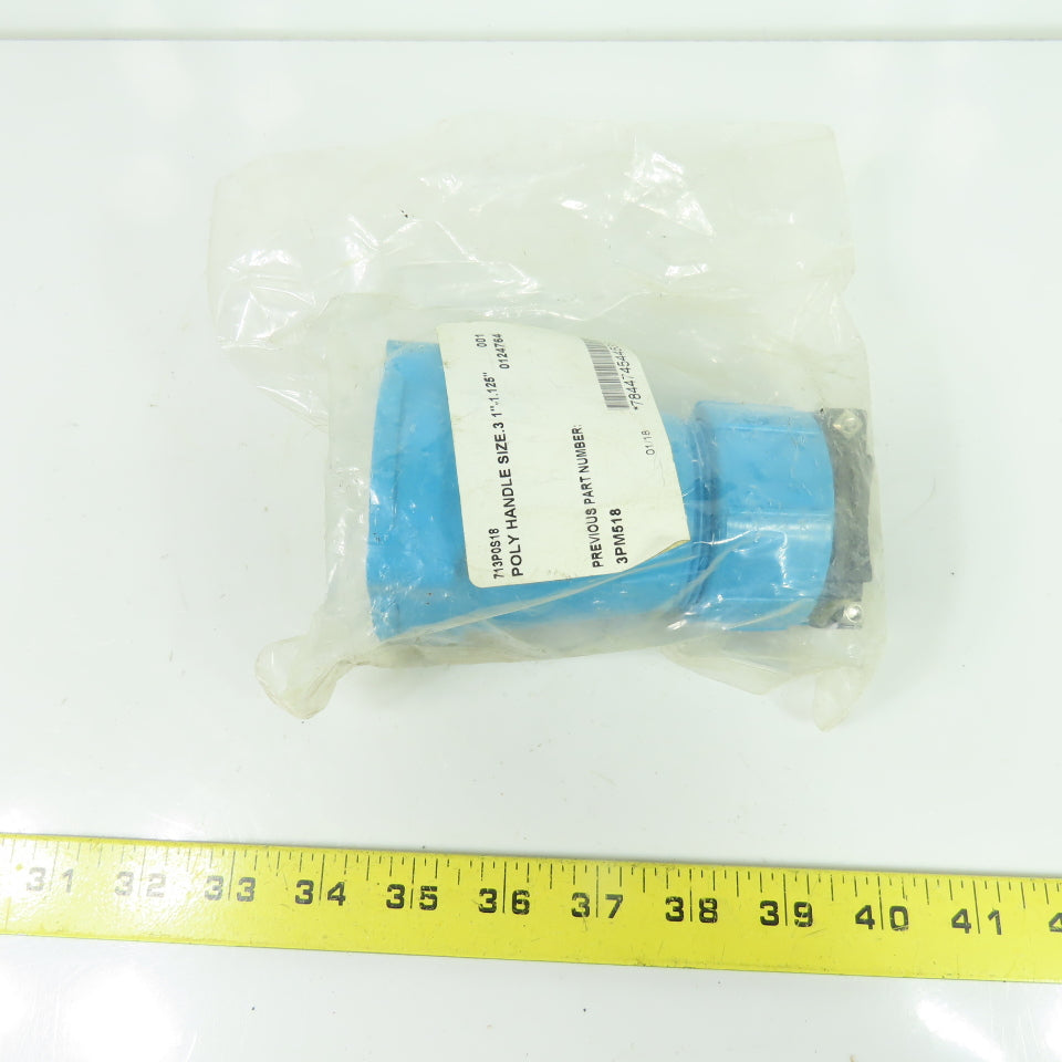 Meltric 3PM518 713P0S18 Blue Poly Handle Size 3 1"-1.125" NEW