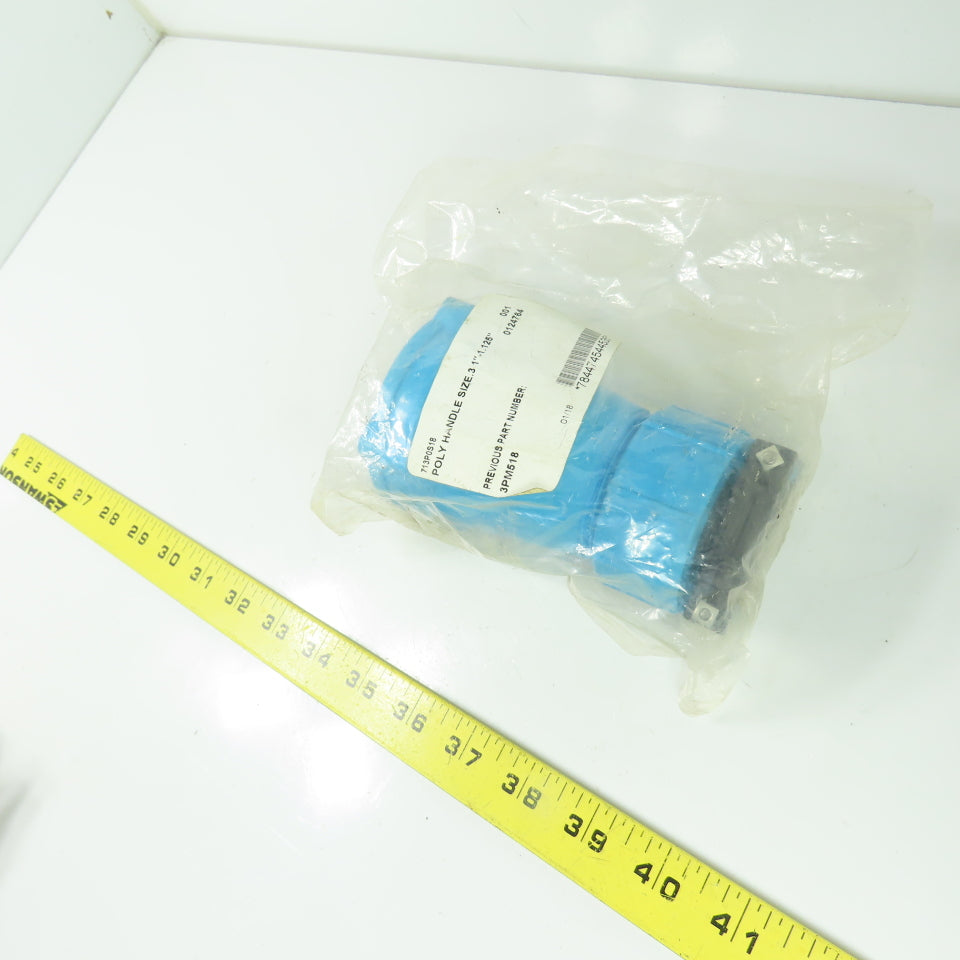 Meltric 3PM518 713P0S18 Blue Poly Handle Size 3 1"-1.125" NEW