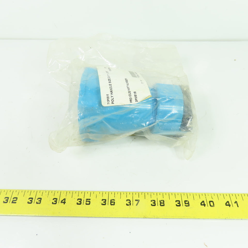 Meltric 3PM518 713P0S18 Blue Poly Handle Size 3 1"-1.125" NEW