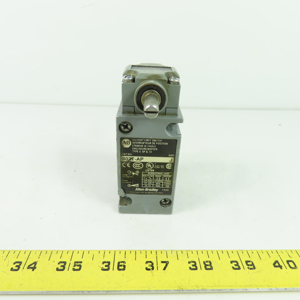 Allen-Bradley 802T-AP Oiltight Limit Switch Body Ser J