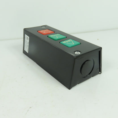 Eastern Motor Controls PBS-3 3-Push Button Station Open/Close/Stop 5A 240VAC