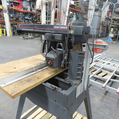 Craftsman 10" Radial Arm Saw 2.75Hp 110-208/220V 1Ph 90° Bevel