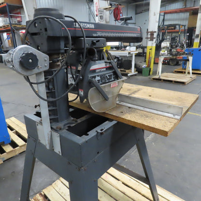 Craftsman 10" Radial Arm Saw 2.75Hp 110-208/220V 1Ph 90° Bevel