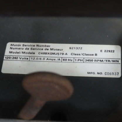 Craftsman 10" Radial Arm Saw 2.75Hp 110-208/220V 1Ph 90° Bevel