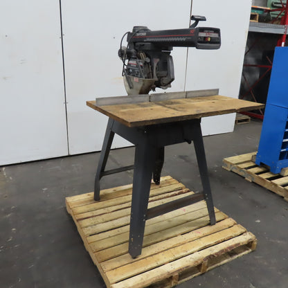 Craftsman 10" Radial Arm Saw 2.75Hp 110-208/220V 1Ph 90° Bevel