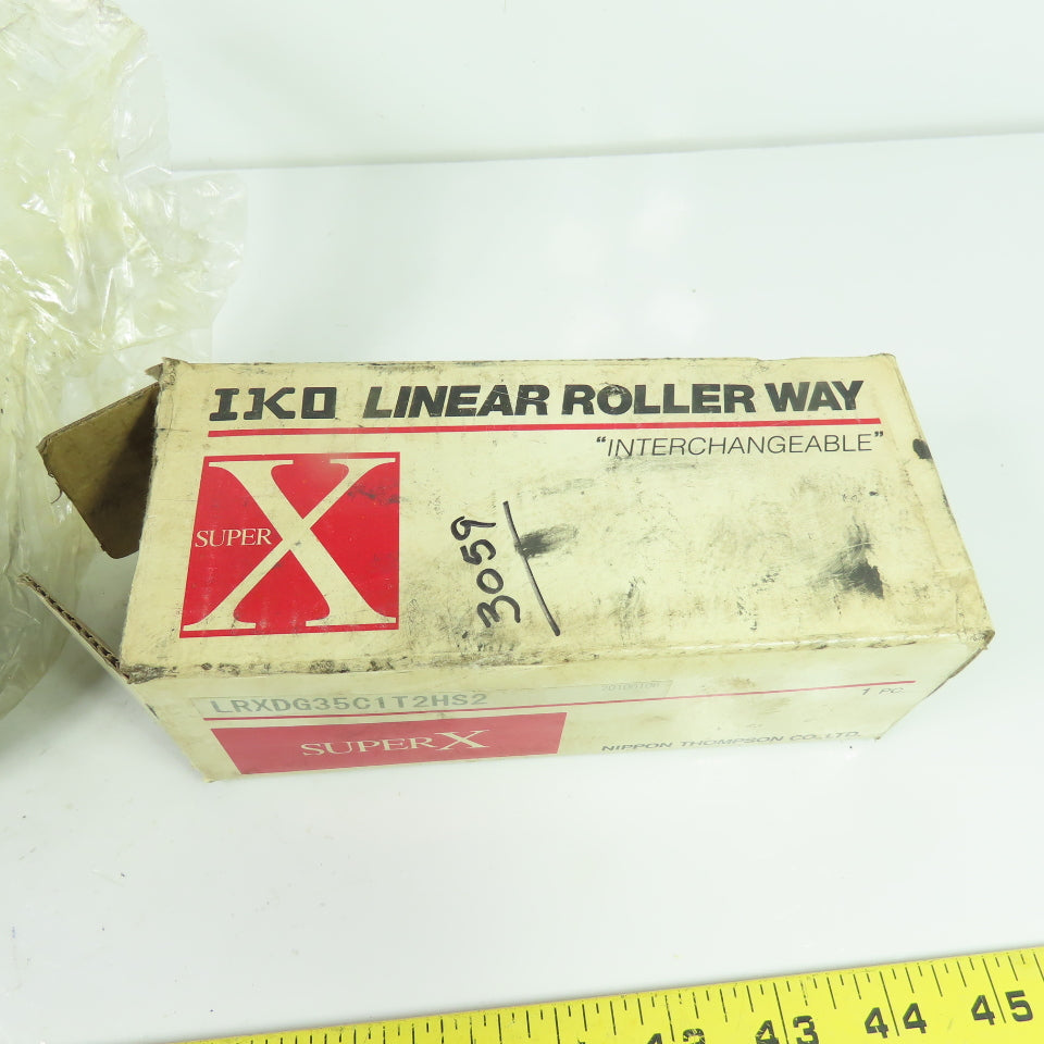 IKO LRXDG35C1T2HS2 Super X Linear Roller Way Interchangeable Block NEW