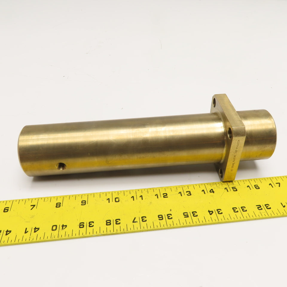 1-1/2" ID x 2-1/4" Ampco 18 Bronze Wear Flanged Guide Bushing 10-1/2" OAL