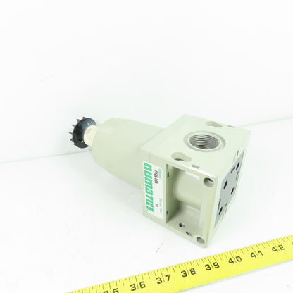 Numatics F42B-08A Particulate Pneumatic Air Filter 1" NPT Missing Bowl