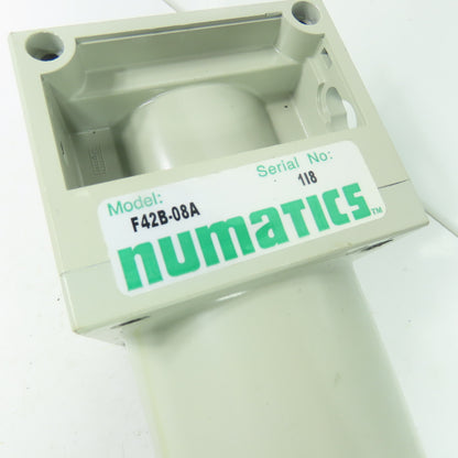 Numatics F42B-08A Particulate Pneumatic Air Filter 1" NPT Missing Bowl