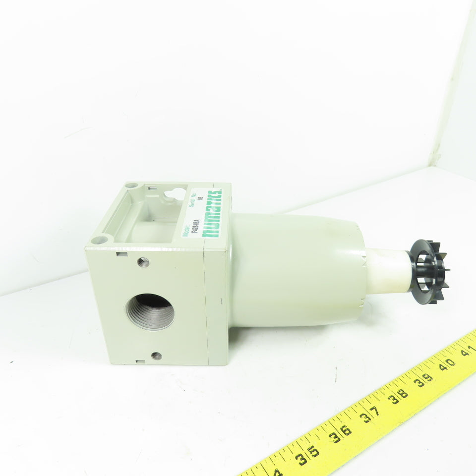 Numatics F42B-08A Particulate Pneumatic Air Filter 1" NPT Missing Bowl