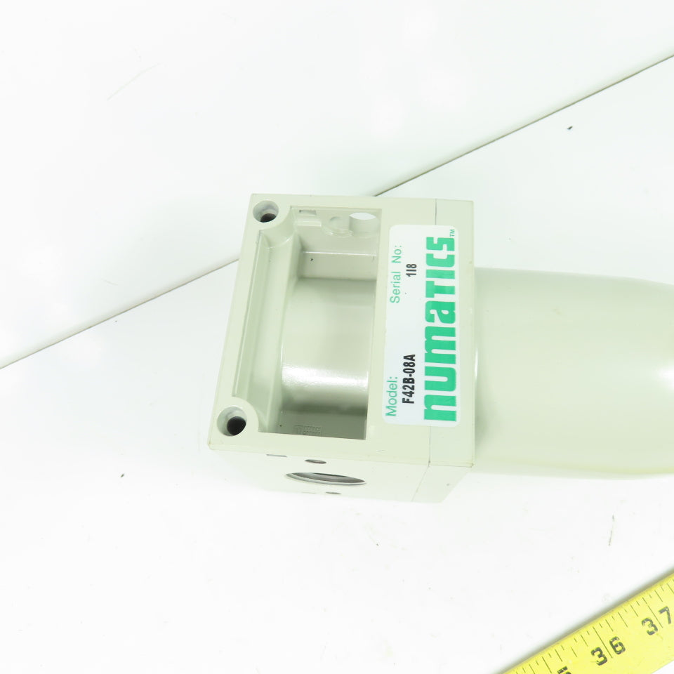 Numatics F42B-08A Particulate Pneumatic Air Filter 1" NPT Missing Bowl
