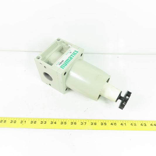 Numatics F42B-08A Particulate Pneumatic Air Filter 1" NPT Missing Bowl