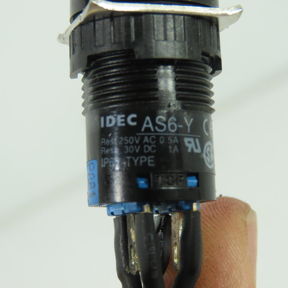 IDEC AS6-Y 250V 0.5A IP65 Selector Switch