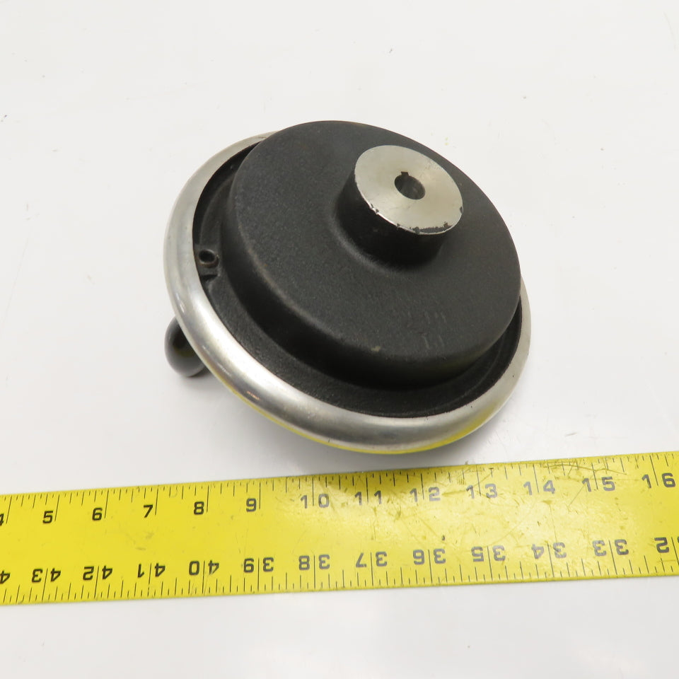 7" Machine Handwheel with Revolving Handle 1/2" Bore