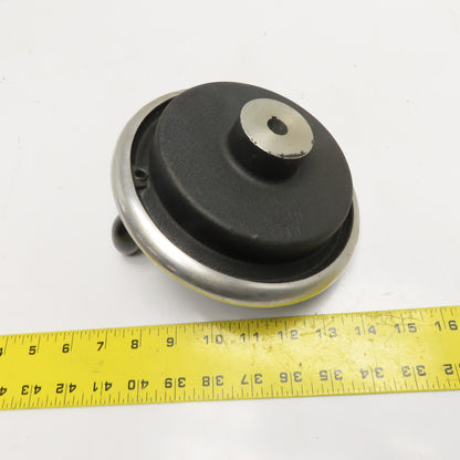 7" Machine Handwheel with Revolving Handle 1/2" Bore