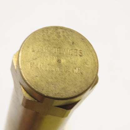 Lube Devices Brass Industrial Liquid Level Sight Gauge 3/8" NPT