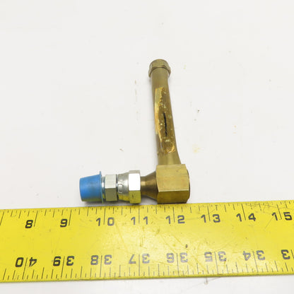 Lube Devices Brass Industrial Liquid Level Sight Gauge 3/8" NPT