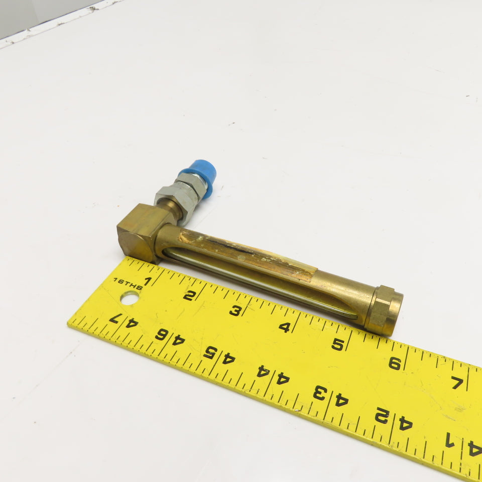 Lube Devices Brass Industrial Liquid Level Sight Gauge 3/8" NPT