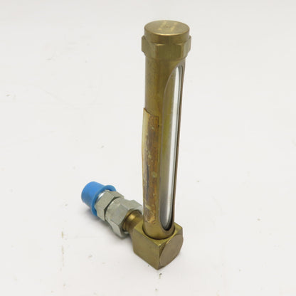 Lube Devices Brass Industrial Liquid Level Sight Gauge 3/8" NPT