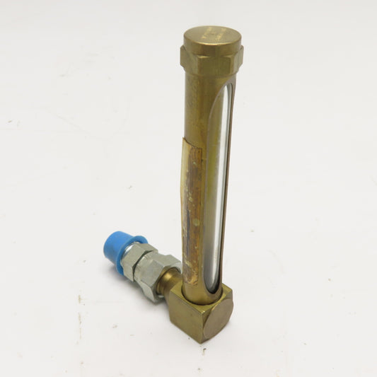 Lube Devices Brass Industrial Liquid Level Sight Gauge 3/8" NPT