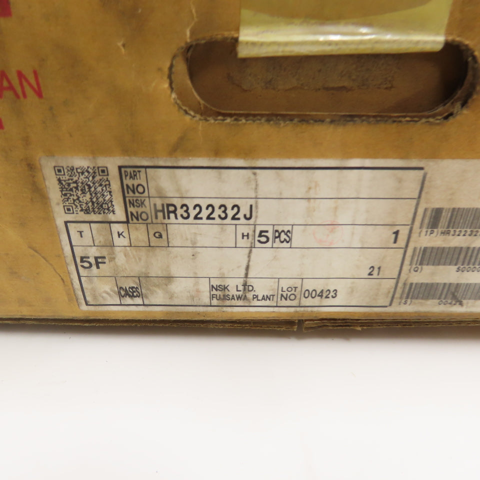 NSK HR32232J Tapered Roller Bearing 160mm Bore 290mm OD NEW
