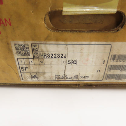 NSK HR32232J Tapered Roller Bearing 160mm Bore 290mm OD NEW