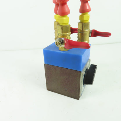 Jeton R/D & Mfg. Inc. Magnetic Base with Triple Flexible Coolant Air Lines