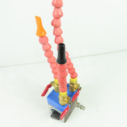 Jeton R/D & Mfg. Inc. Magnetic Base with Triple Flexible Coolant Air Lines