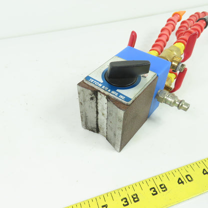 Jeton R/D & Mfg. Inc. Magnetic Base with Triple Flexible Coolant Air Lines